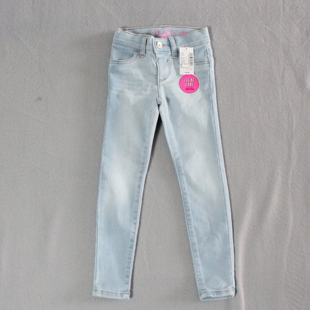 The Children’s Place Girls Skinny Jeans Size 5 Light Wash NWOT
